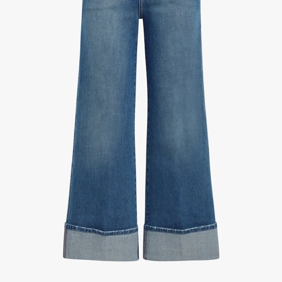 NEW JOE'S The Trixie Denim women Trousers With Wide Cuffs in medium wash 825 7t3 - Picture 8 of 9